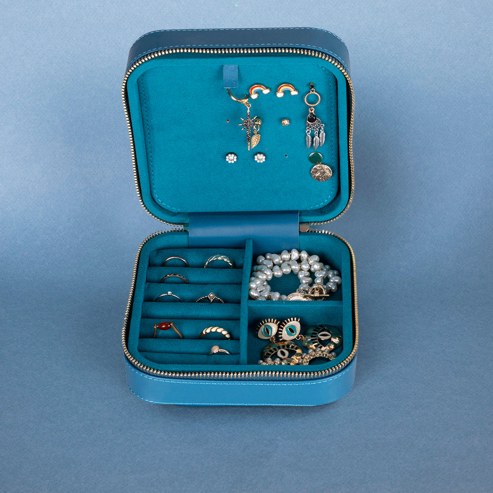 Amanda Leather Jewelry Box, Large