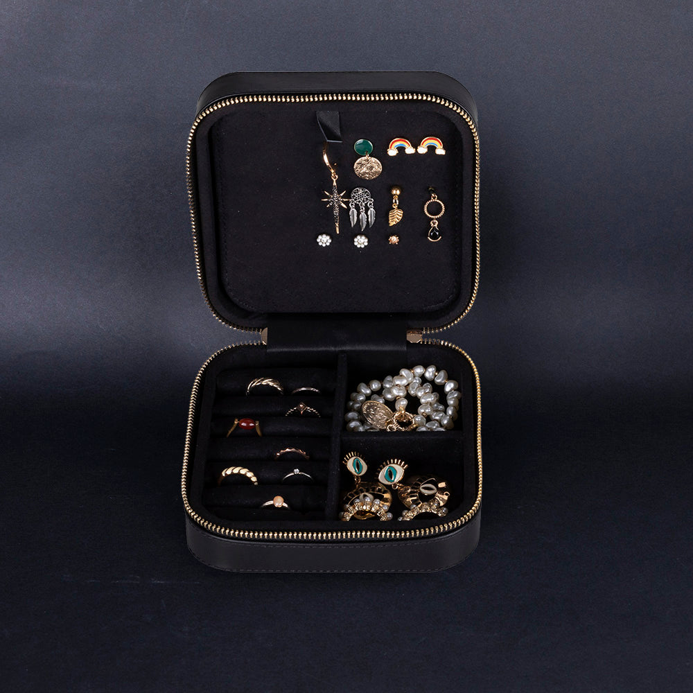 Amanda Leather Jewelry Box, Large