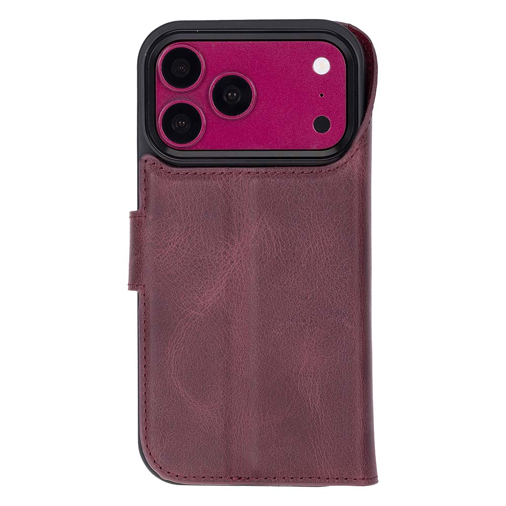Sengul Genuine Leather Wallet Case for iPhone 18 Pro Max