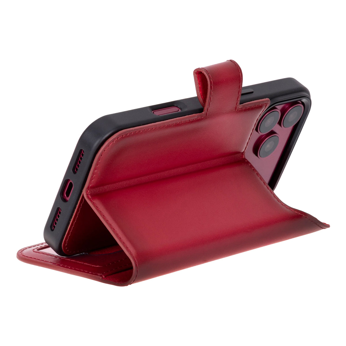 Sengul Genuine Leather Wallet Case for iPhone 18 Pro