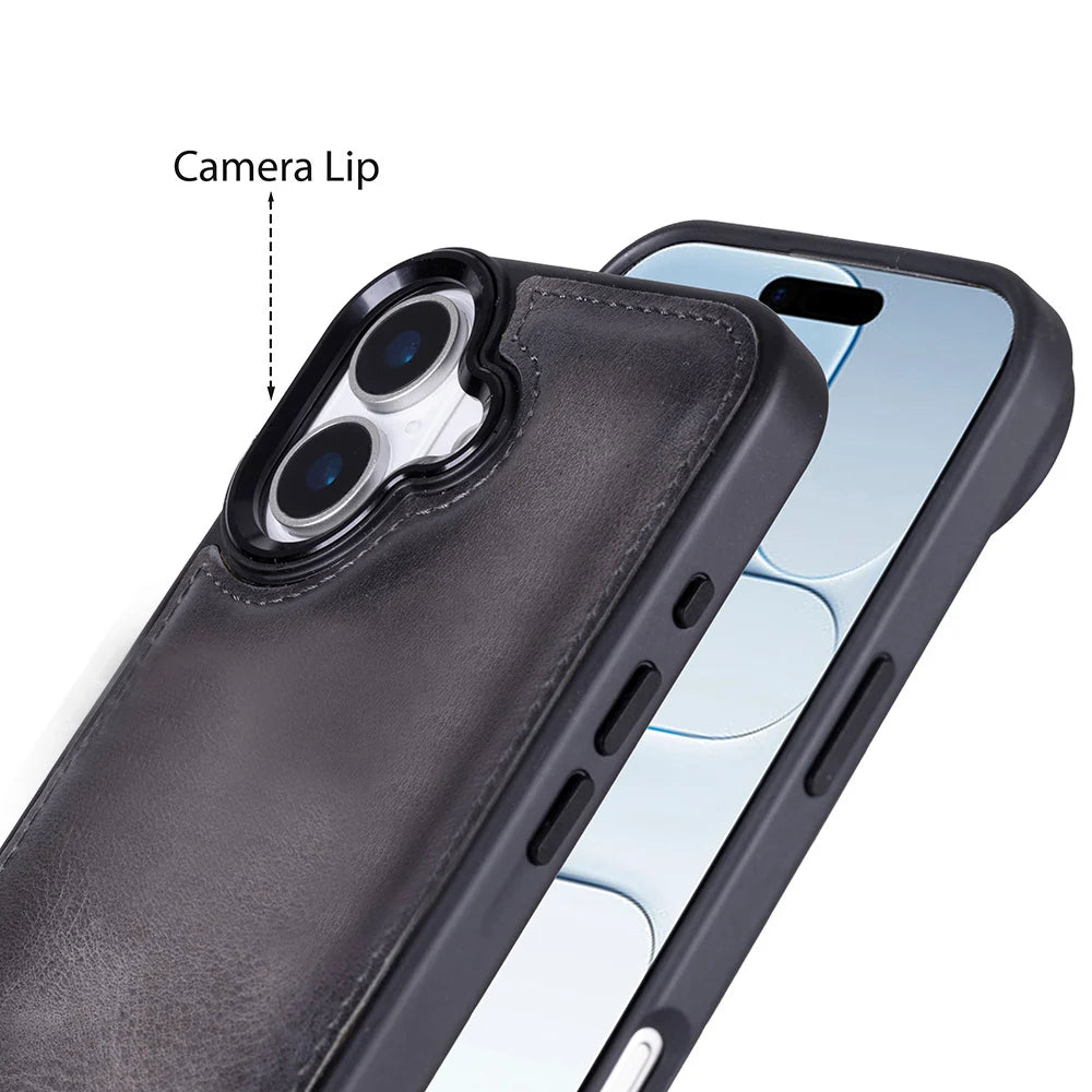 Magic iPhone 17 Detachable Leather Wallet Case