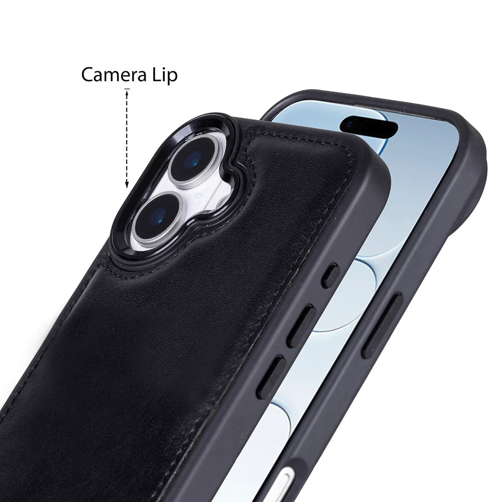 Magic iPhone 17 Detachable Leather Wallet Case