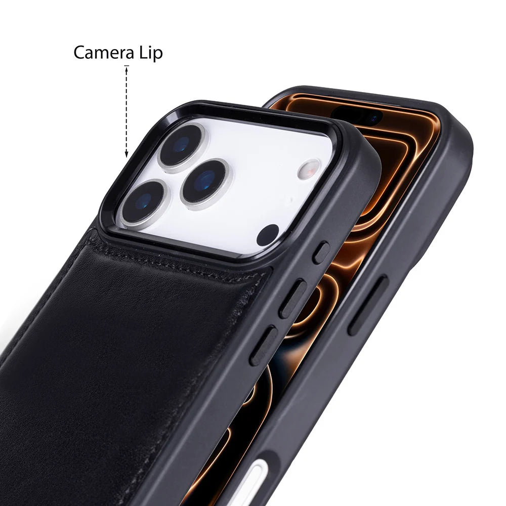 Magic iPhone 18 Pro / 17 Pro Detachable Leather Wallet Case