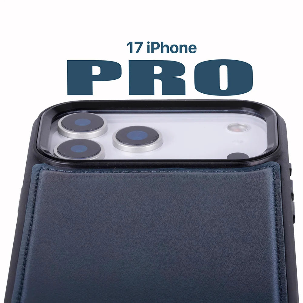 Magic iPhone 18 Pro / 17 Pro Detachable Leather Wallet Case