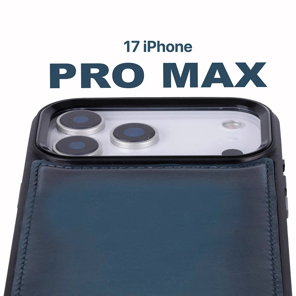 Magic iPhone 18 Pro Max / 17 Pro Max Detachable Leather Wallet Case
