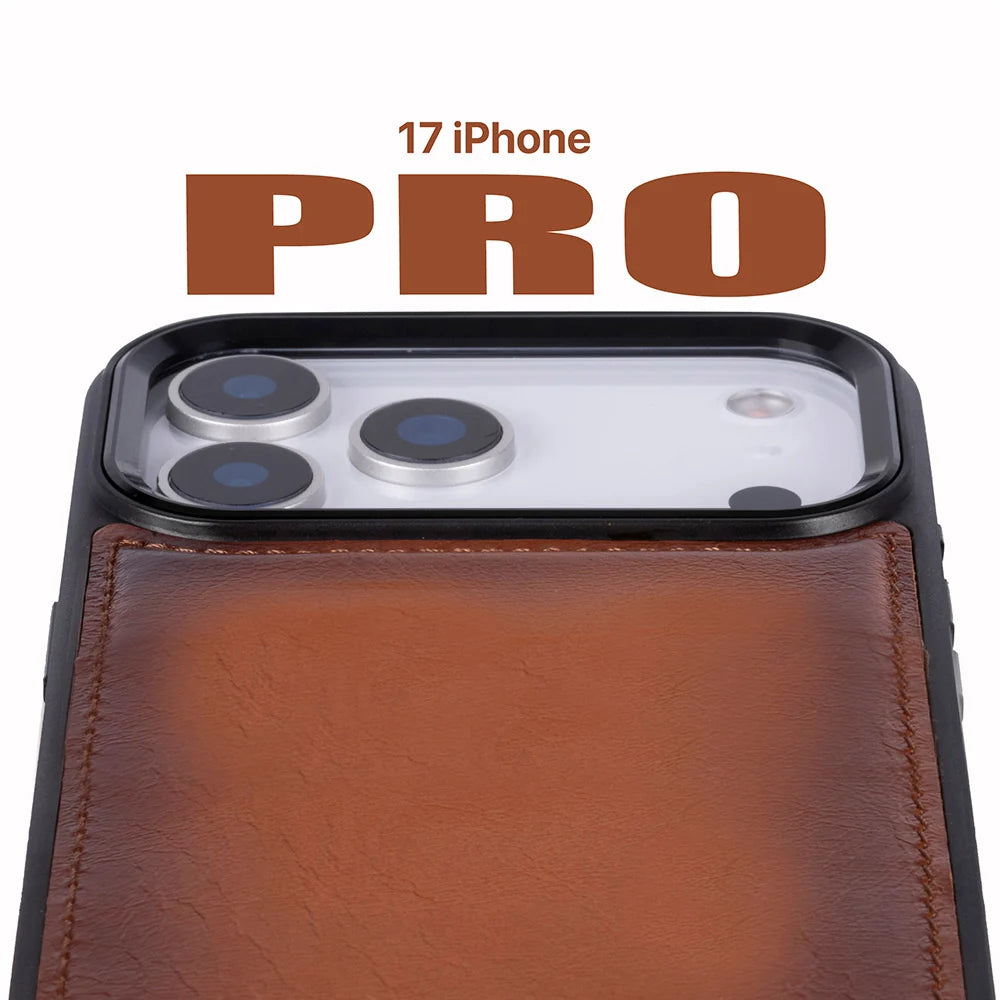 Magic iPhone 18 Pro / 17 Pro Detachable Leather Wallet Case