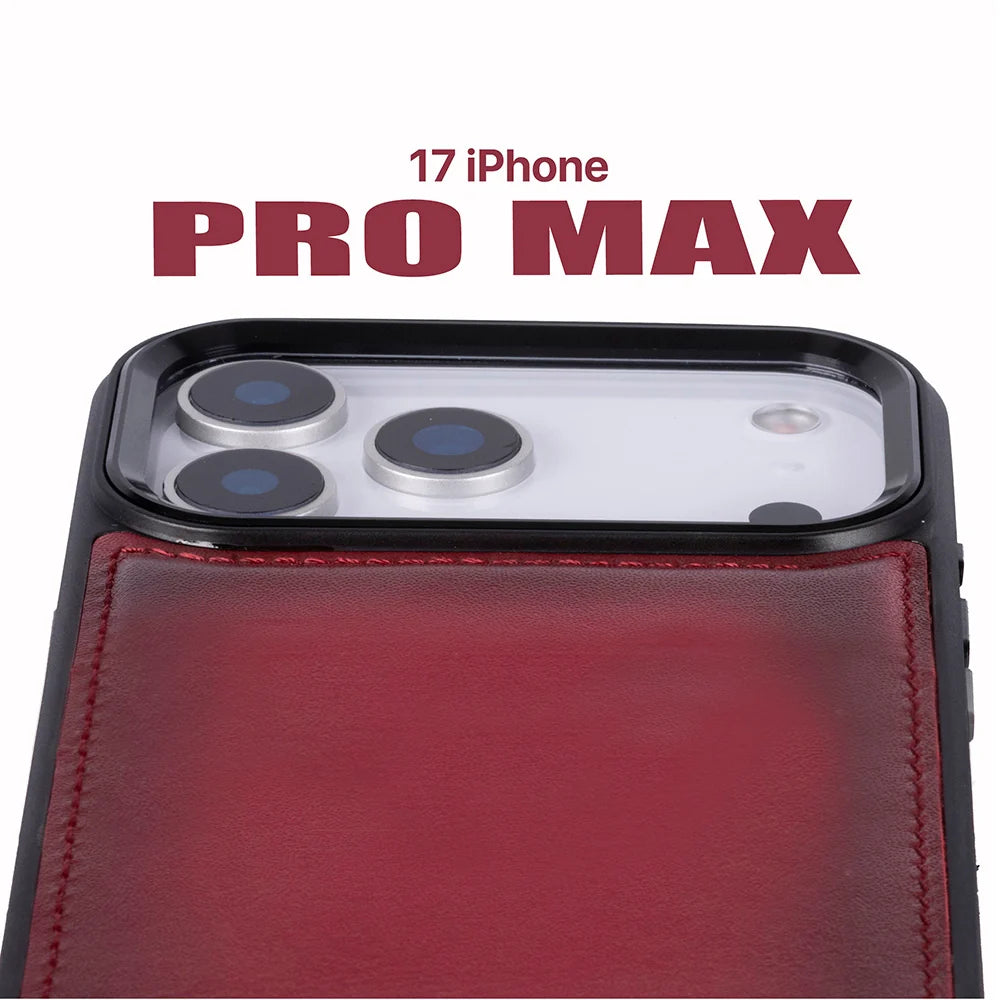 Magic iPhone 18 Pro Max / 17 Pro Max Detachable Leather Wallet Case