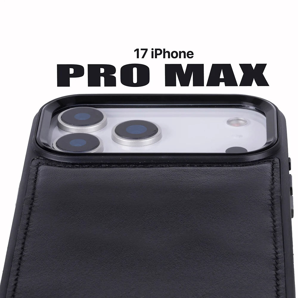 Magic iPhone 18 Pro Max / 17 Pro Max Detachable Leather Wallet Case