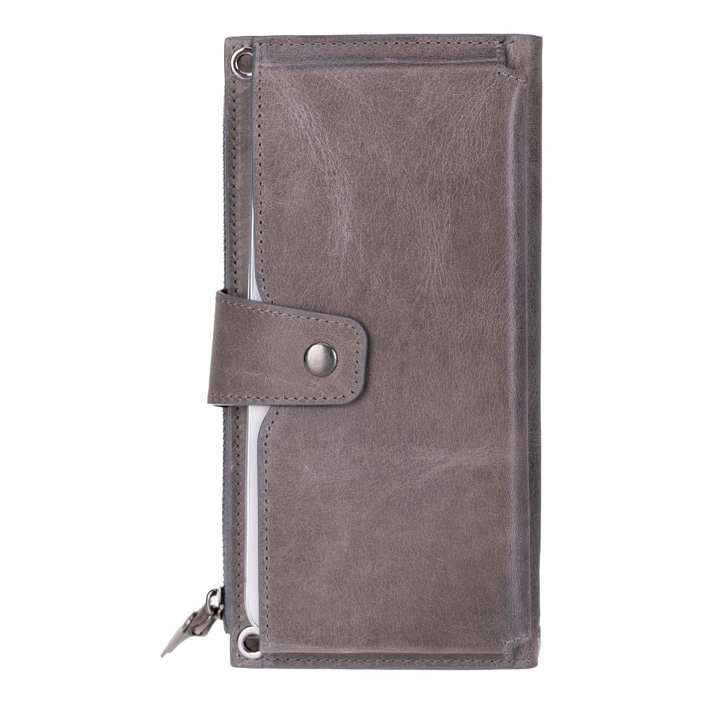 Lozan Strap Leather Crossbody Wallet