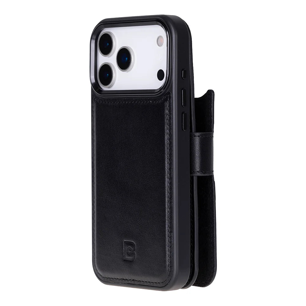 Magic iPhone 18 Pro / 17 Pro Detachable Leather Wallet Case