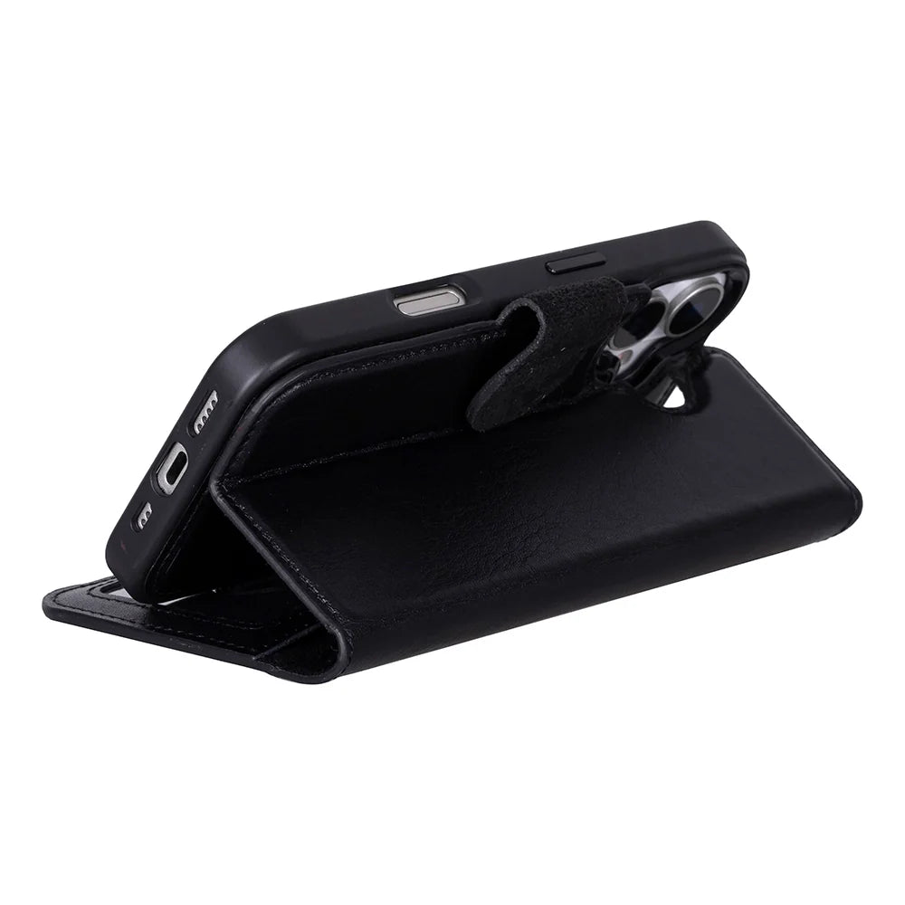 Magic iPhone 17 Detachable Leather Wallet Case