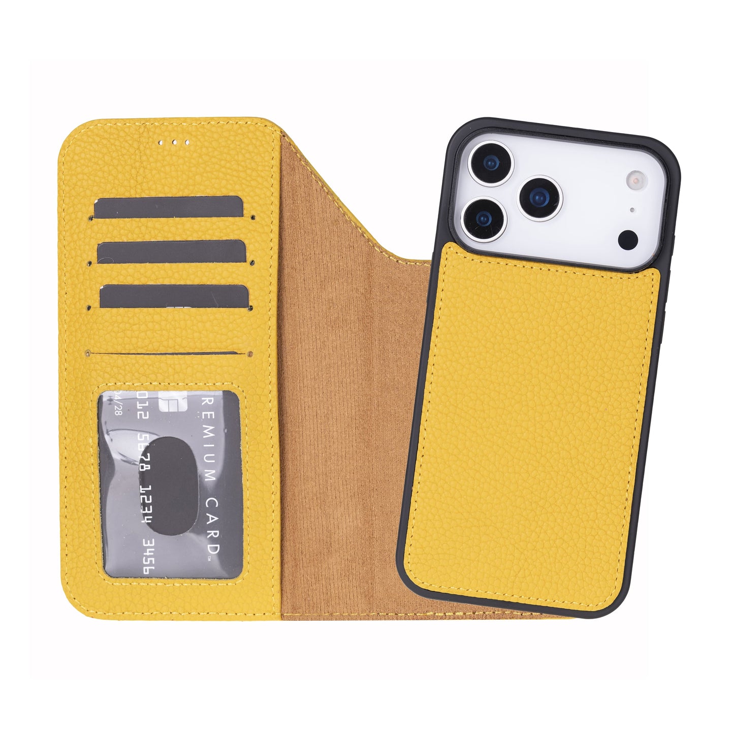 Magic I Phone 17 Pro Leather Detachable Wallet Case