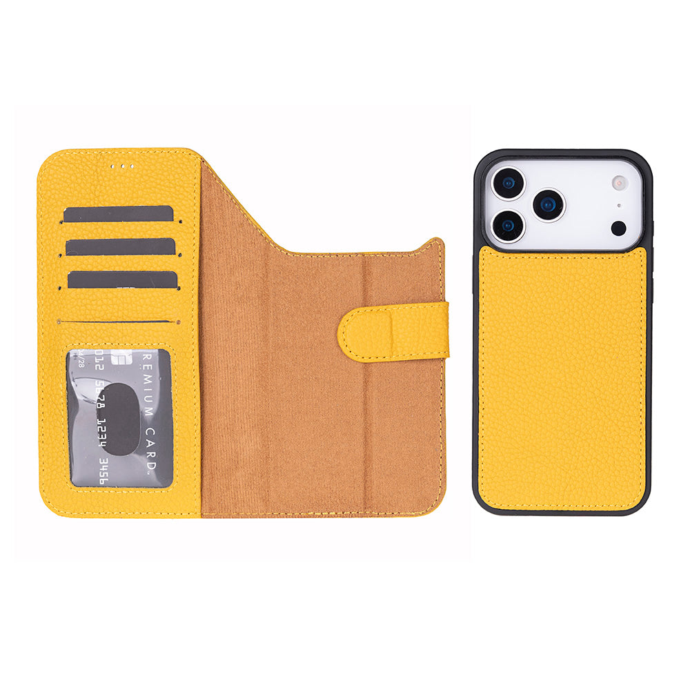 Magic I Phone 17 Pro Leather Detachable Wallet Case