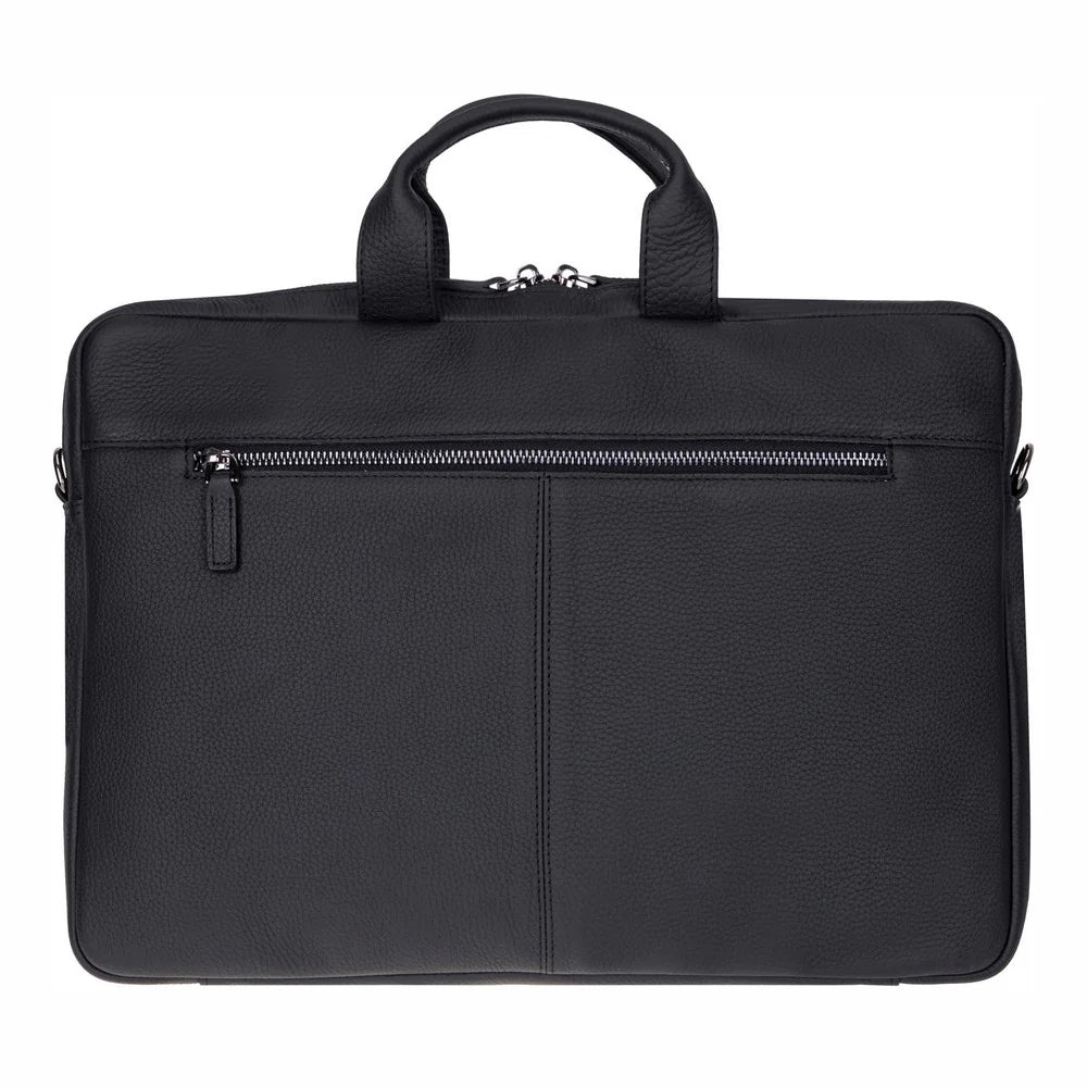 Truro Leather Business Briefcase / Laptop Case 13" With Suitcase