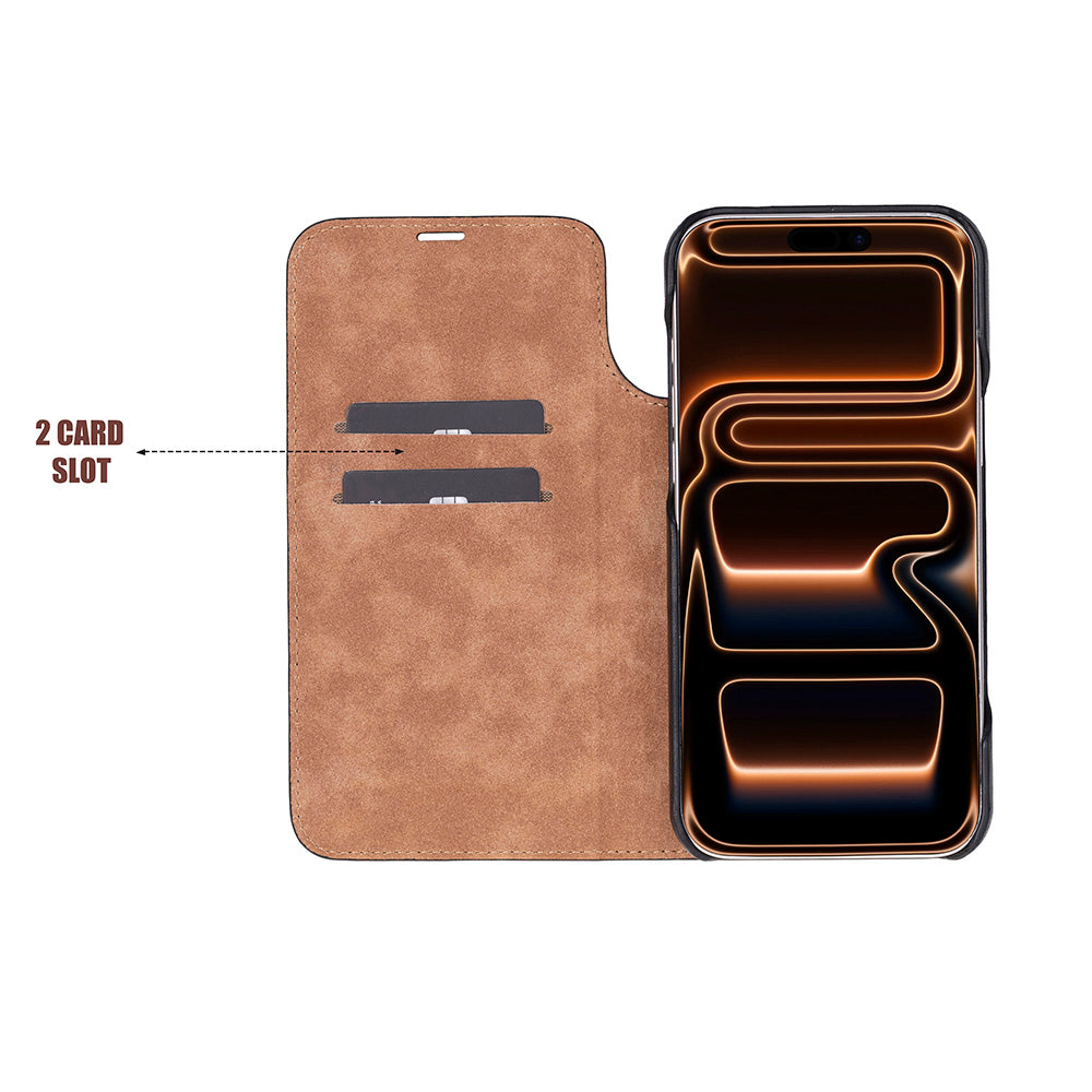 Sonat Leather I Phone 17 Pro Folio Case
