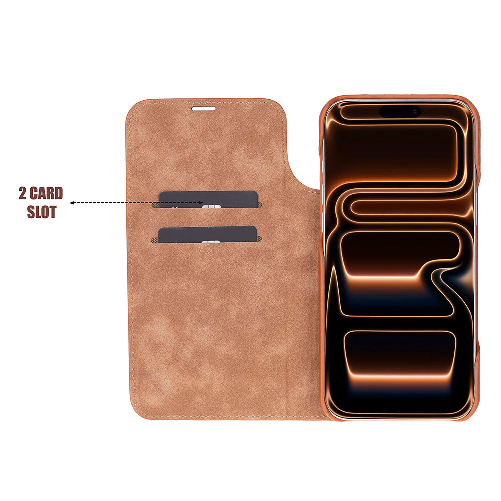 Sonat Leather I Phone 17 Pro Folio Case