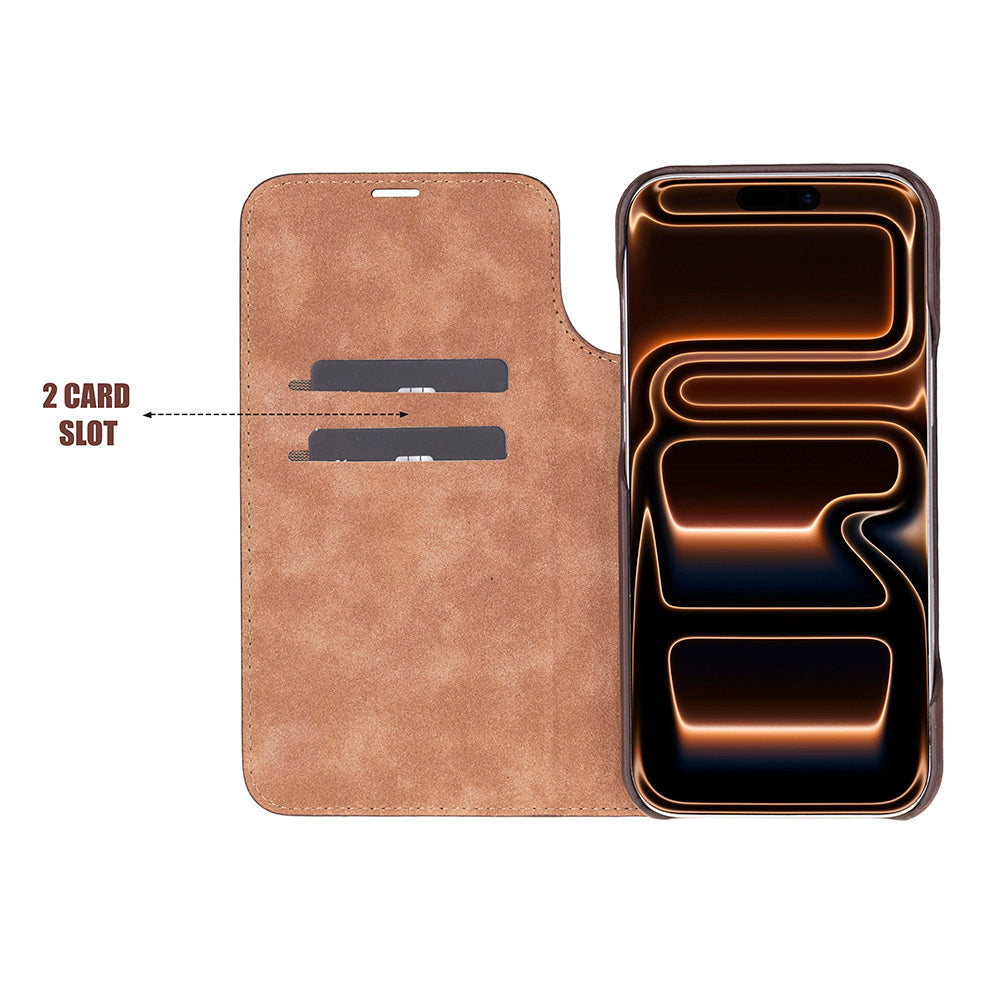 Sonat Leather I Phone 17 Pro Max Folio Case