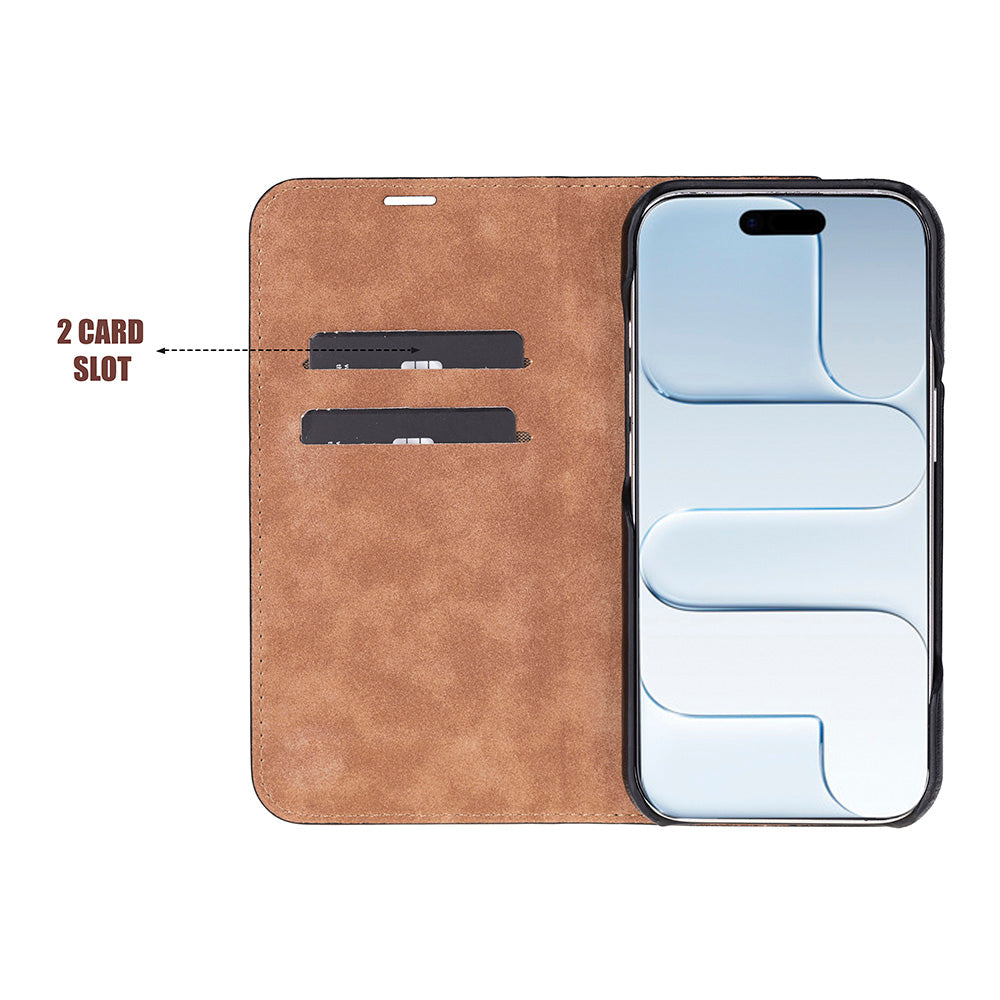 Sonat Leather I Phone 17 Folio Case