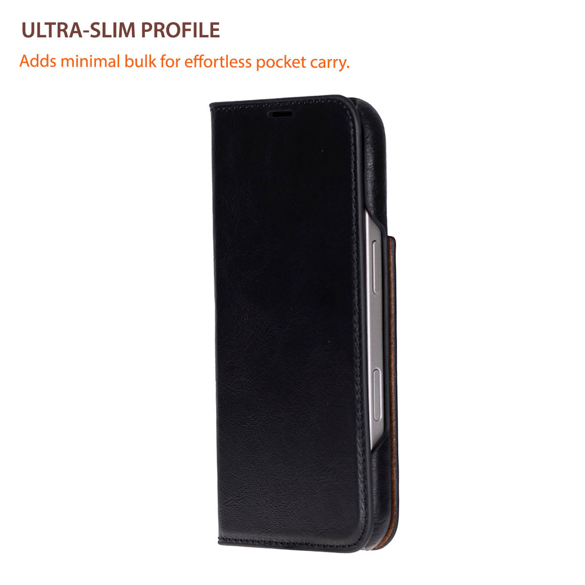 Sonat Leather I Phone 17 Folio Case
