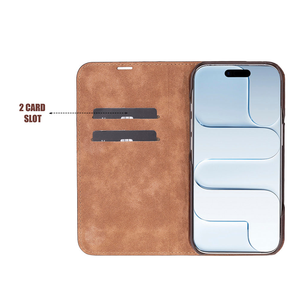 Sonat Leather I Phone 17 Folio Case