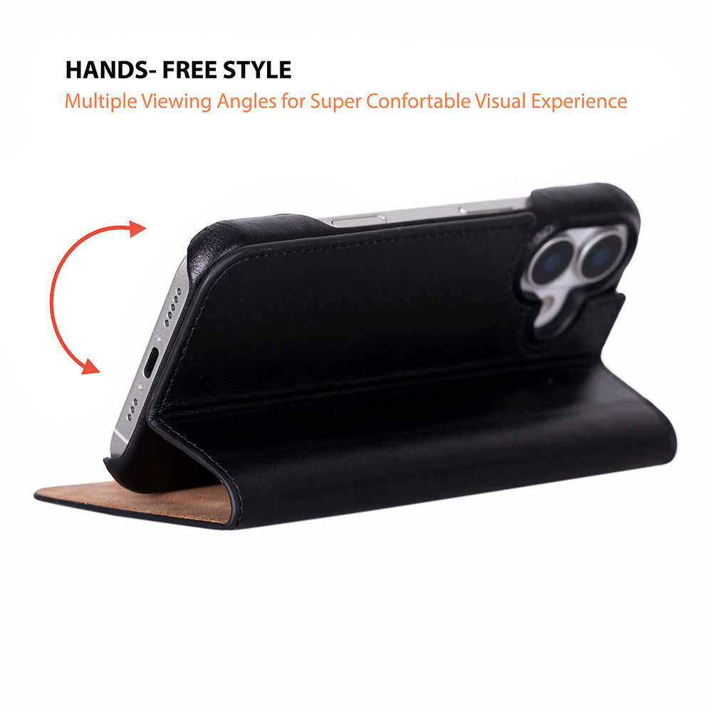 Sonat Leather I Phone 17 Folio Case