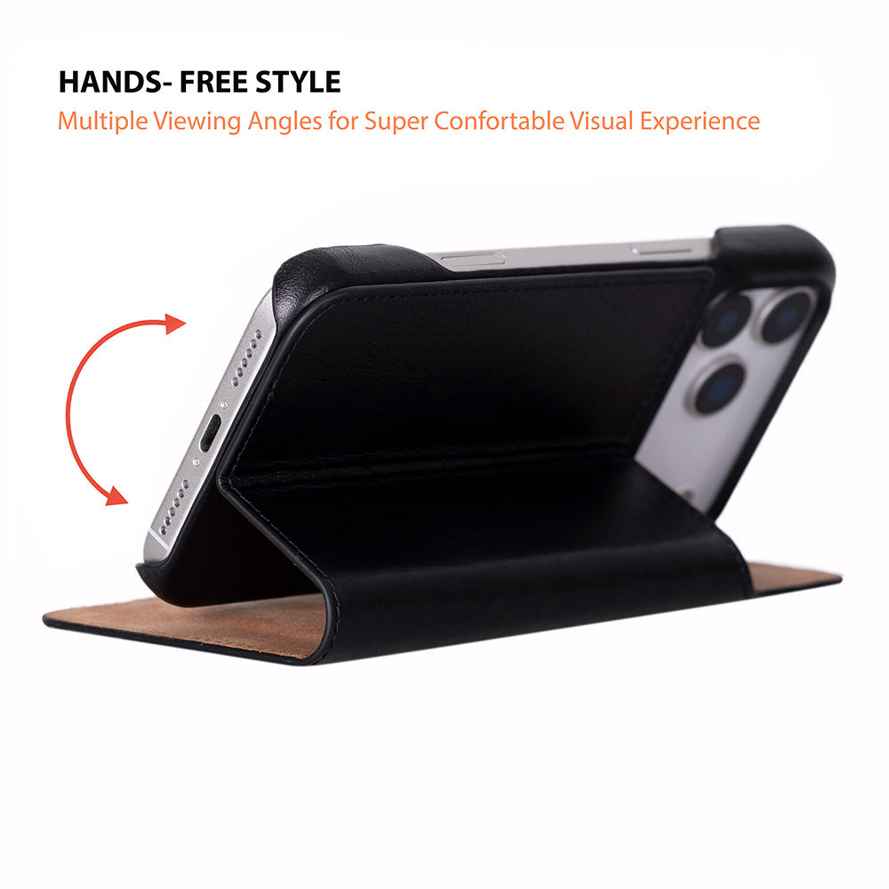 Sonat Leather I Phone 17 Pro Folio Case