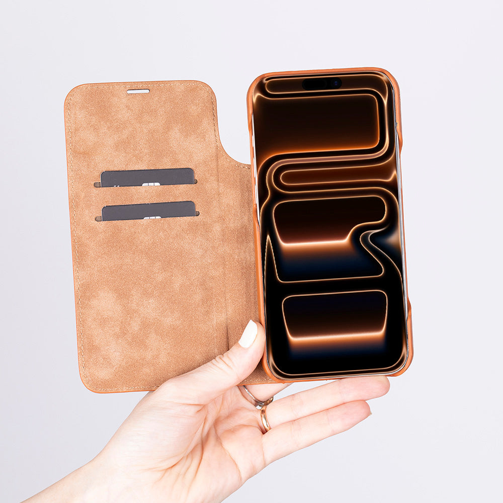 Sonat Leather I Phone 17 Pro Max Folio Case