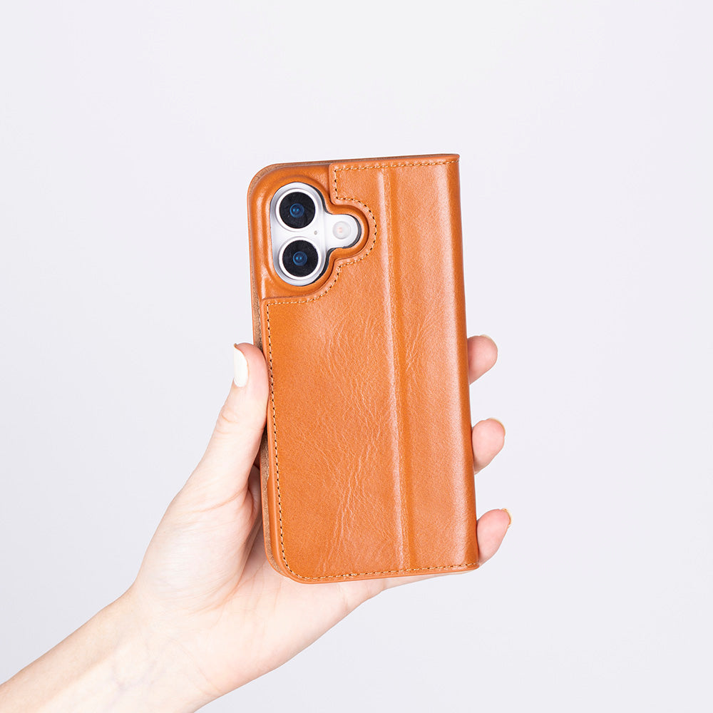 Sonat Leather I Phone 17 Folio Case