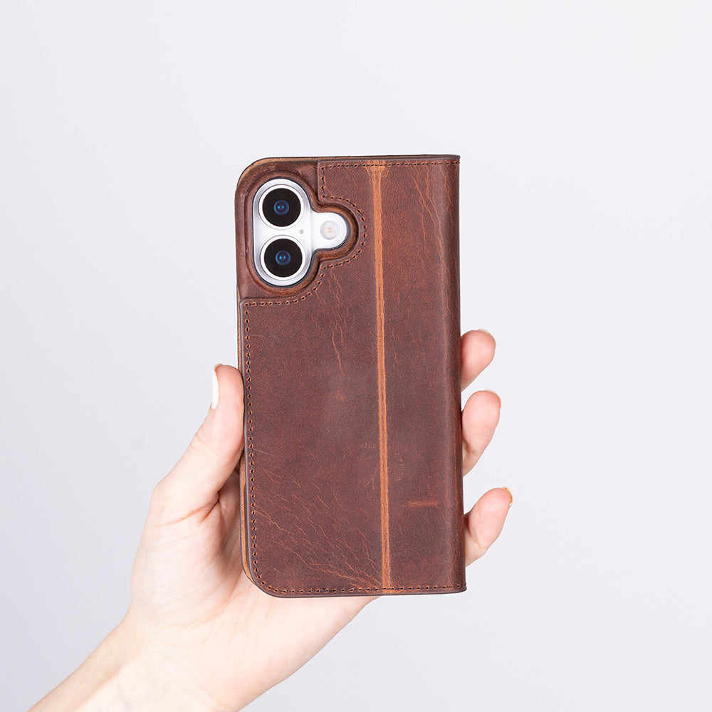 Sonat Leather I Phone 17 Folio Case