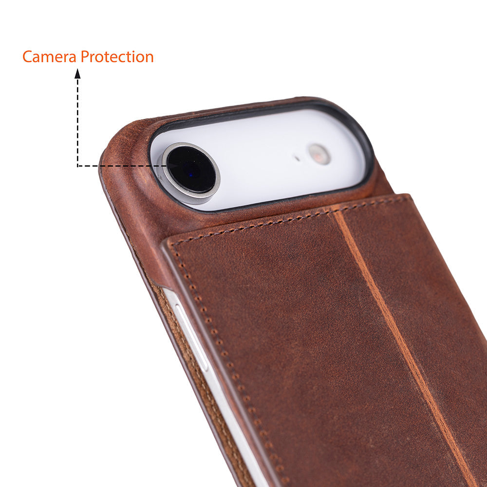Sonat Leather I Phone 17 Air Folio Case