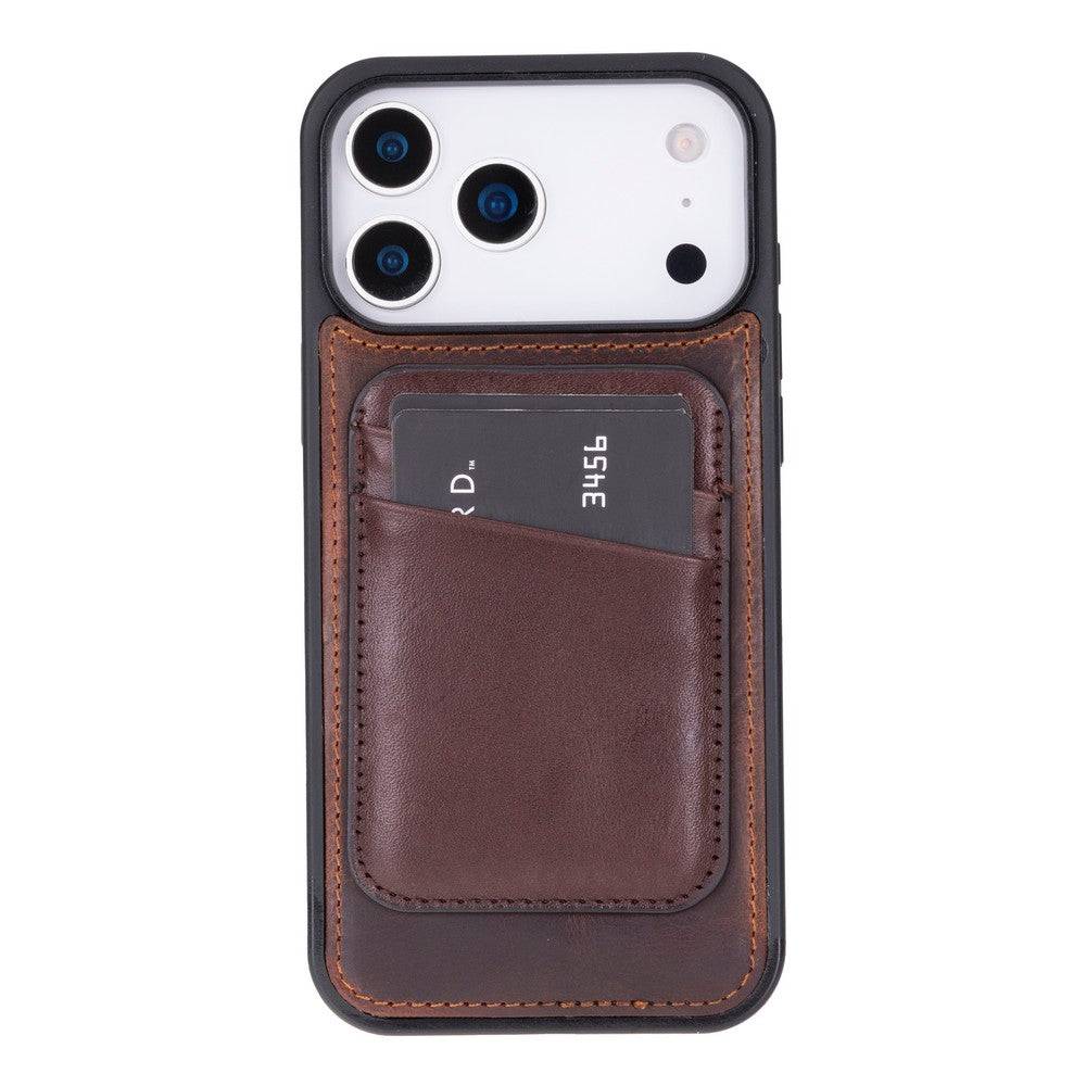 Maggy Fit Cc Leather Magnetic Card Holder