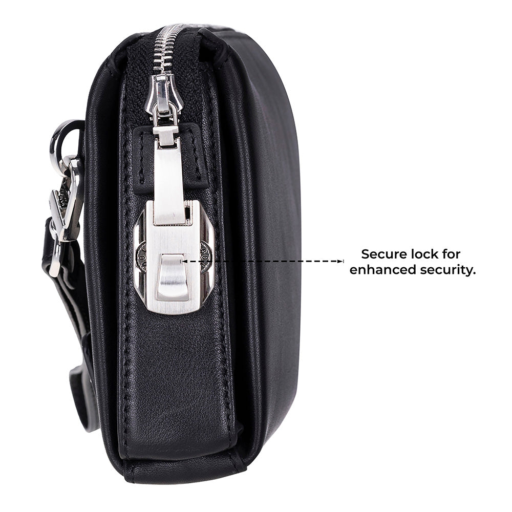 Lupus Leather Clutch Bag