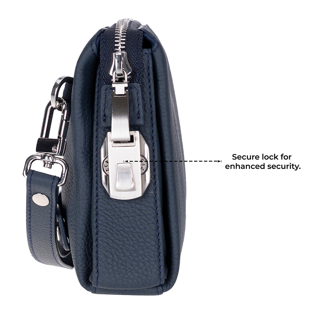 Lupus Leather Clutch Bag