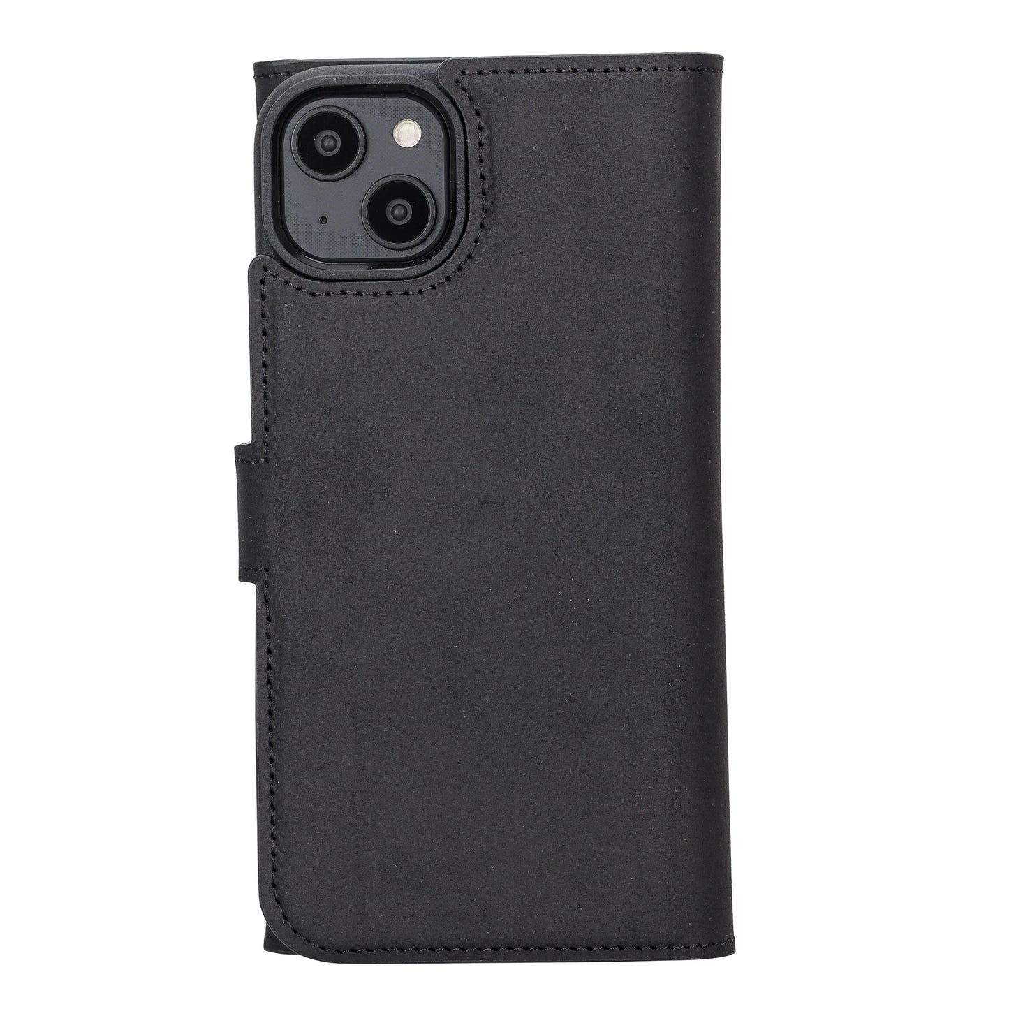 Santa I Phone 14 Plus Leather Detachable Wallet Case