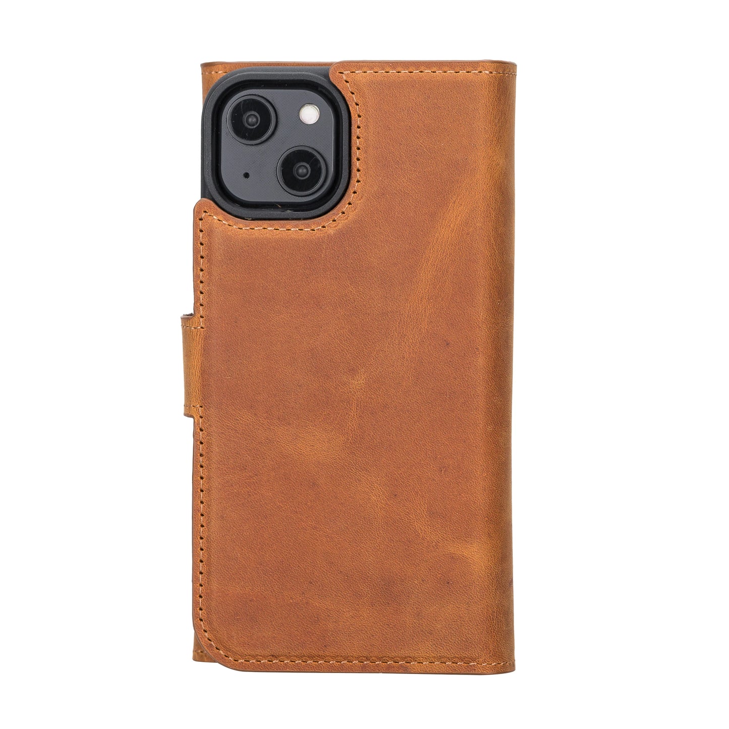 Santa I Phone 14 Leather Detachable Wallet Case