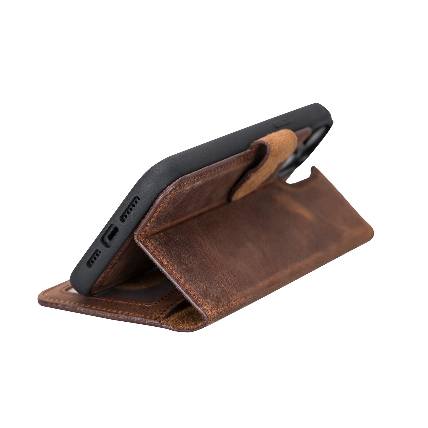 Liluri I Phone 14 Plus Detachable Leather Wallet Case
