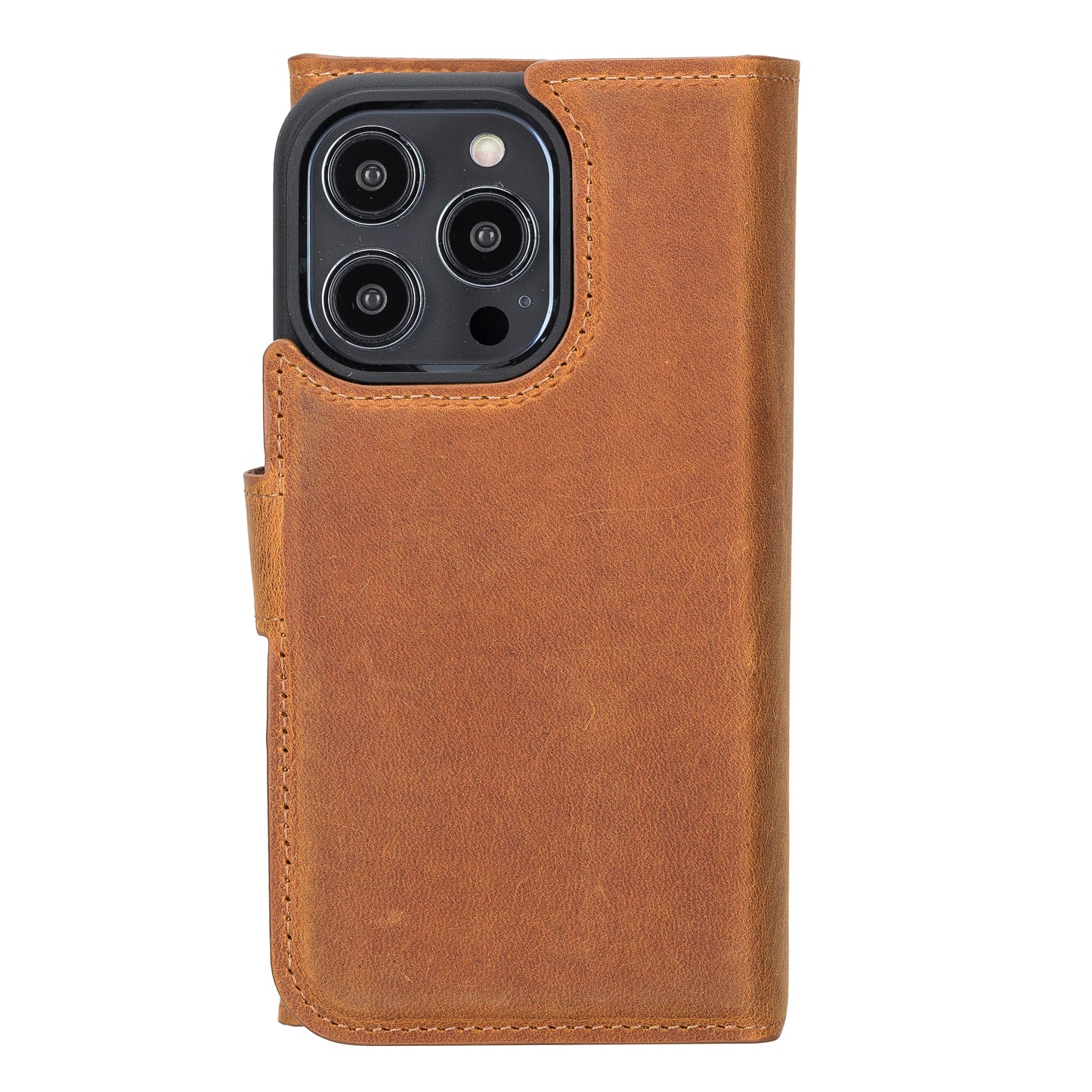 Santa I Phone 14 Pro Leather Detachable Wallet Case