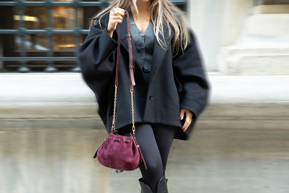 Valentina Women's Suede Leather Bag