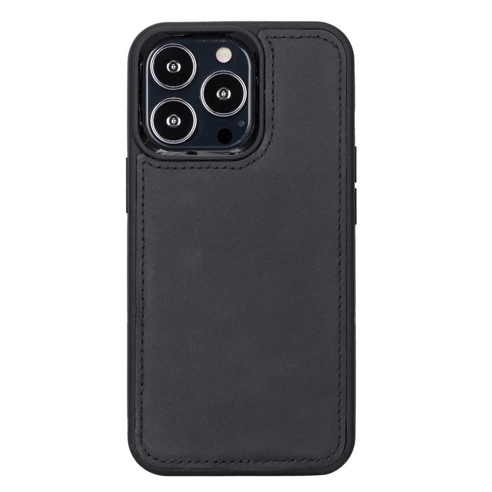 Santa I Phone 13 Pro Leather Detachable Wallet Case