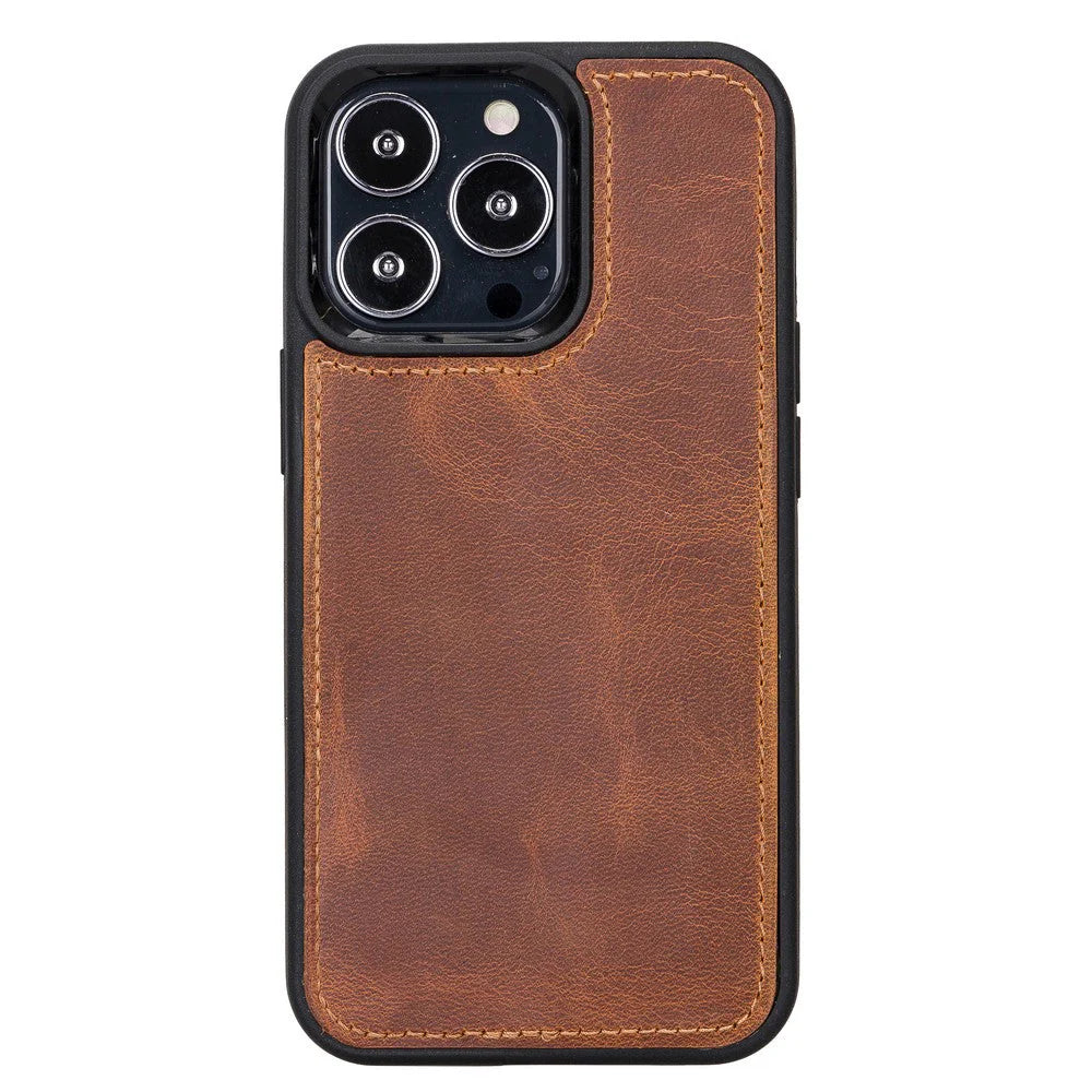 Santa I Phone 13 Pro Leather Detachable Wallet Case