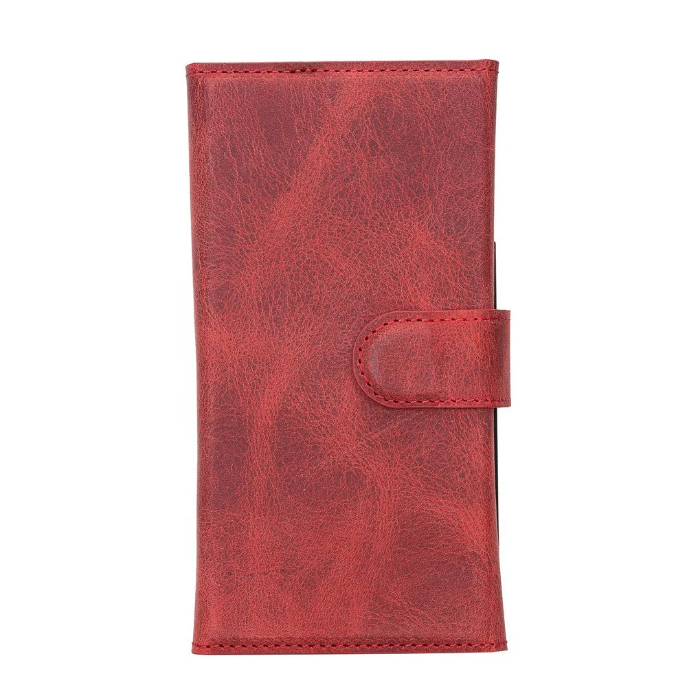 Santa I Phone 13 Pro Leather Detachable Wallet Case