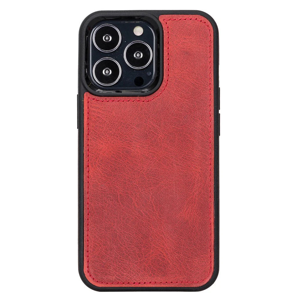 Santa I Phone 13 Pro Leather Detachable Wallet Case
