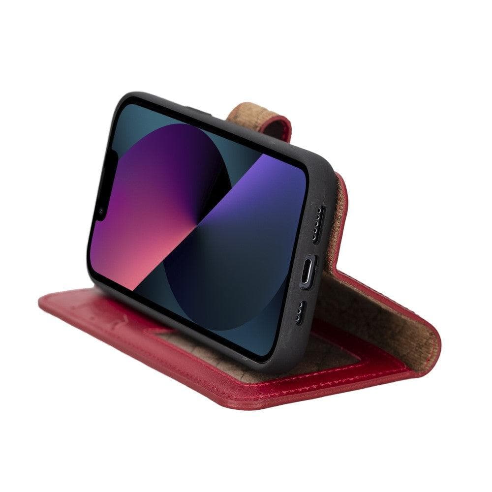 Magic iPhone 14 Plus Colorful Leather Detachable Wallet Case