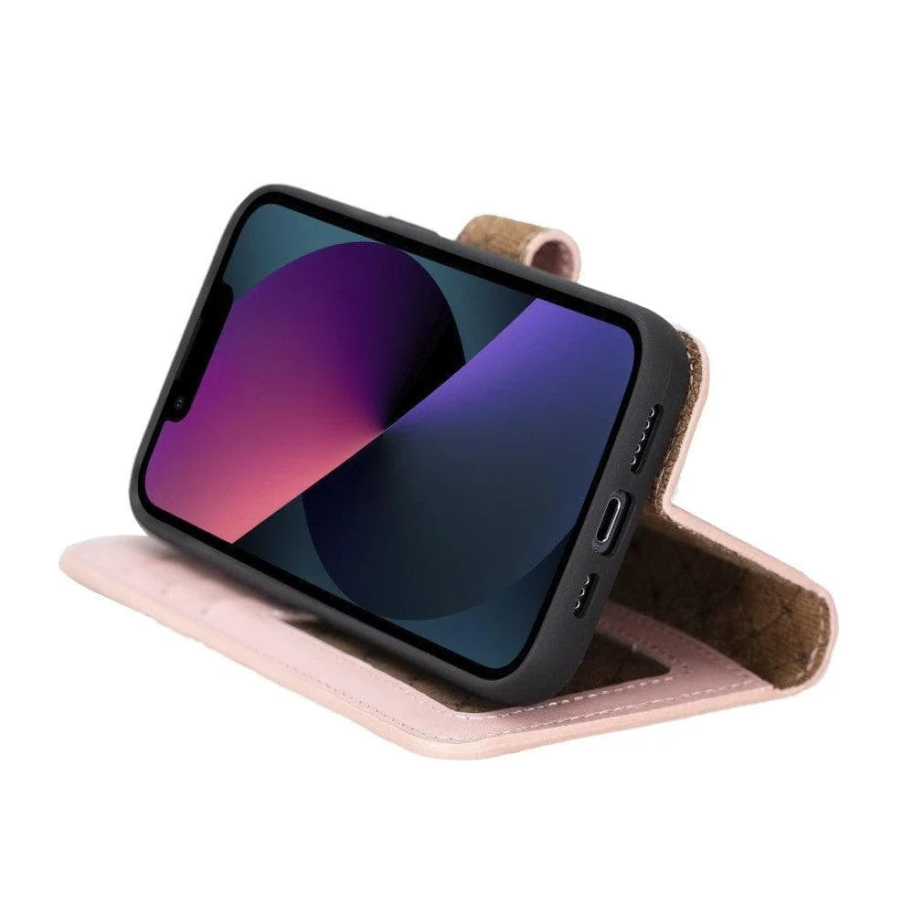 Magic iPhone 14 Pro Colorful Leather Detachable Wallet Case