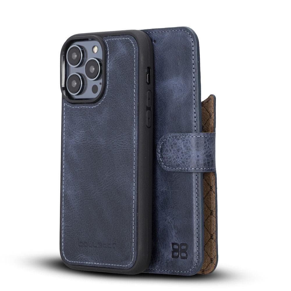Bouletta Apple iPhone 14 Series Detachable Leather Wallet Case Darker Color - MW iPhone 14 Pro Max / Tan
