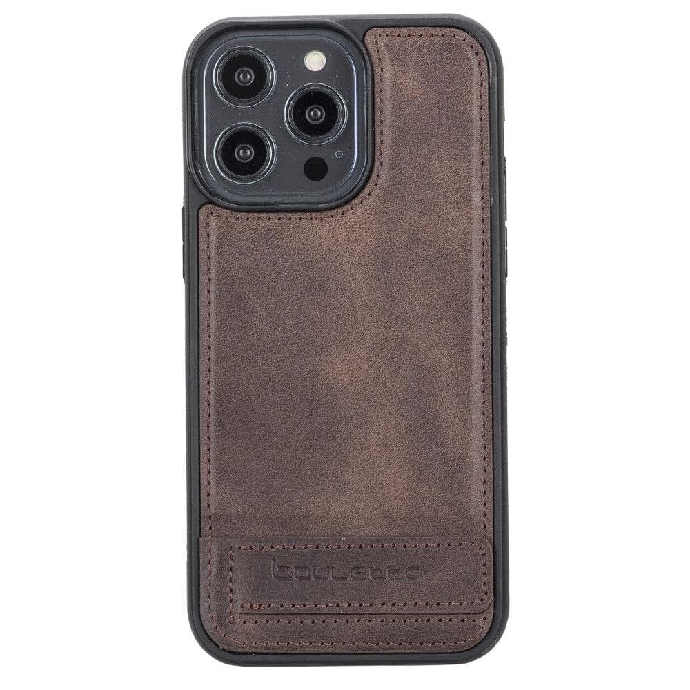 Bouletta Apple iPhone 14 Series Leather Back Cover with Stand