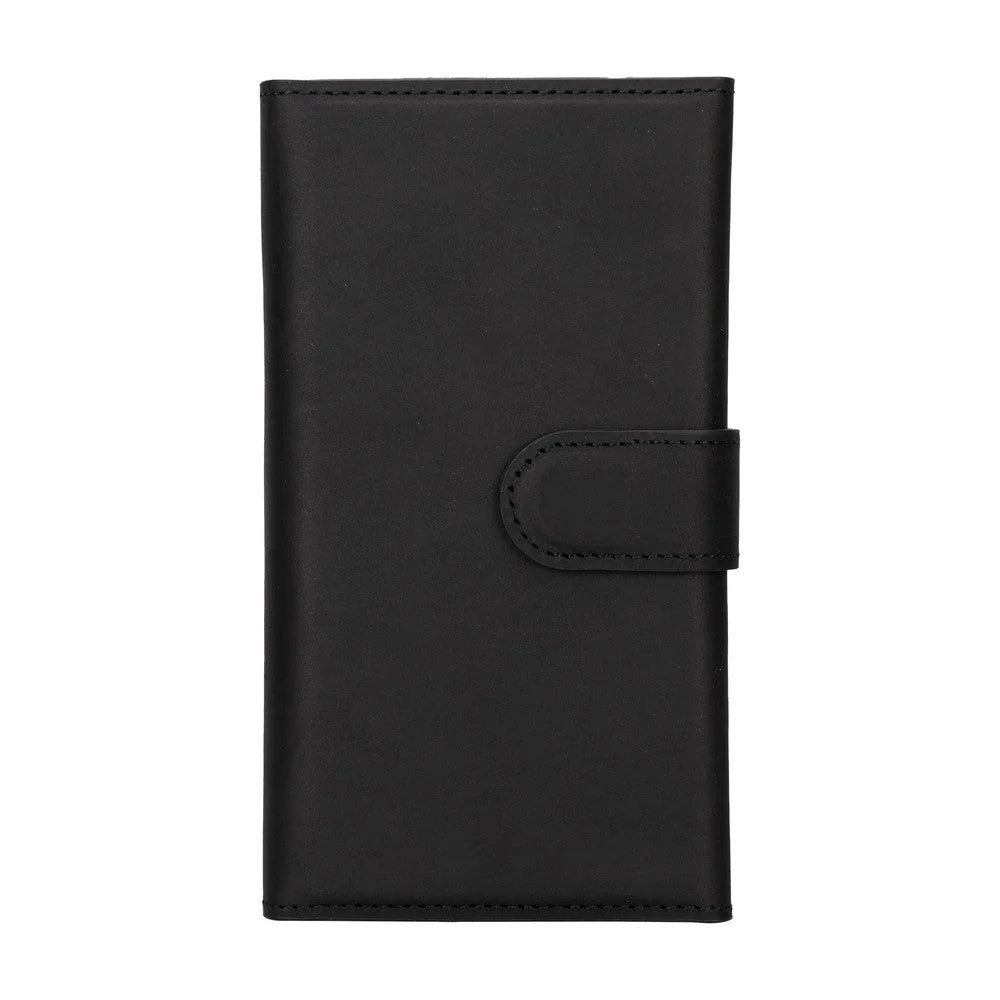 Santa iPhone 15 Plus Leather Detachable Wallet Case