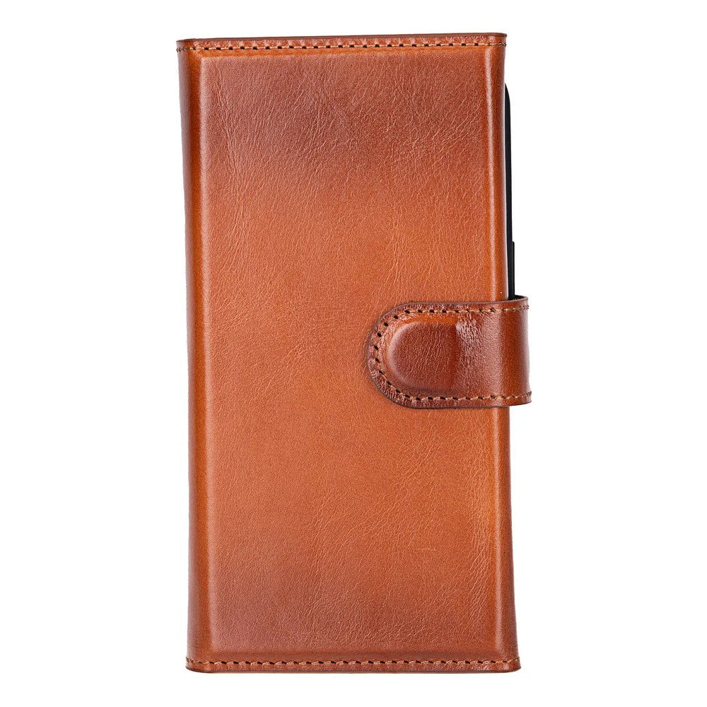 Santa I Phone 16 Pro Leather Detachable Wallet Case