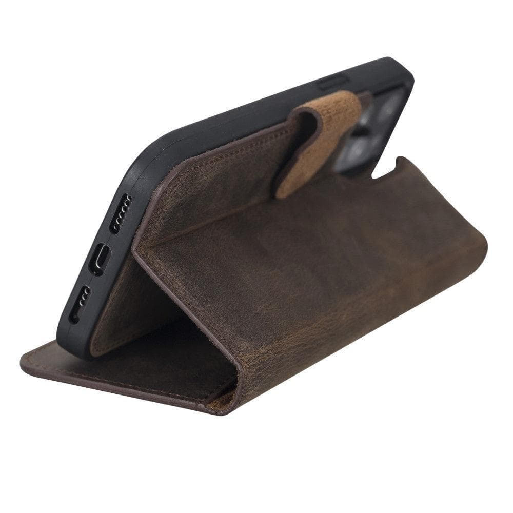 Magic I Phone 12 Mini Detachable Leather Wallet Case