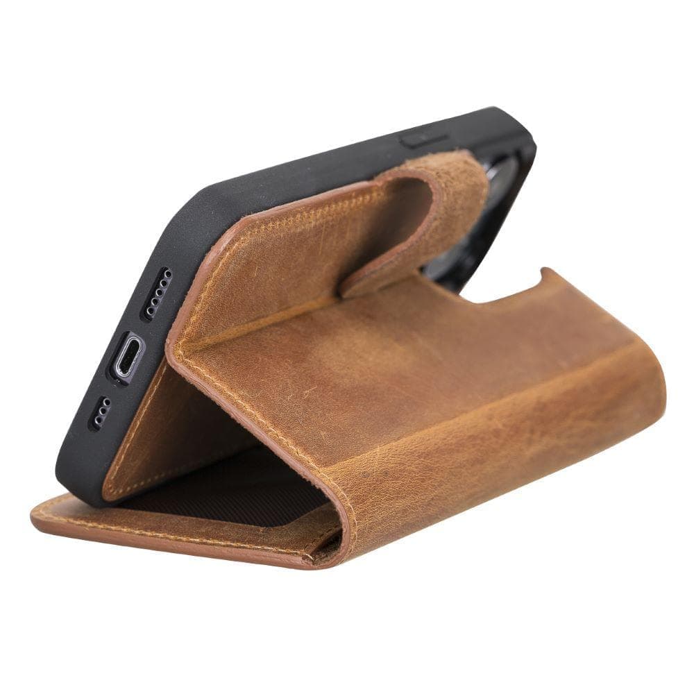 Magic I Phone 13 Pro Detachable Leather Wallet Case